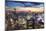 New York City Skyline with Urban Skyscrapers at Sunset.-Songquan Deng-Mounted Photographic Print