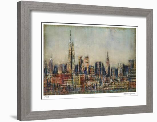 New York City Skyline-Joel Holsinger-Framed Giclee Print