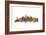 New York City Skyline-Michael Tompsett-Framed Art Print