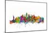 New York City Skyline-Michael Tompsett-Mounted Art Print