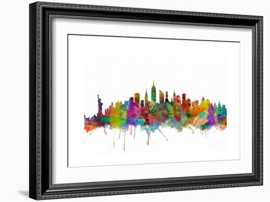 New York City Skyline-Michael Tompsett-Framed Art Print