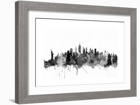 New York City Skyline-Michael Tompsett-Framed Art Print