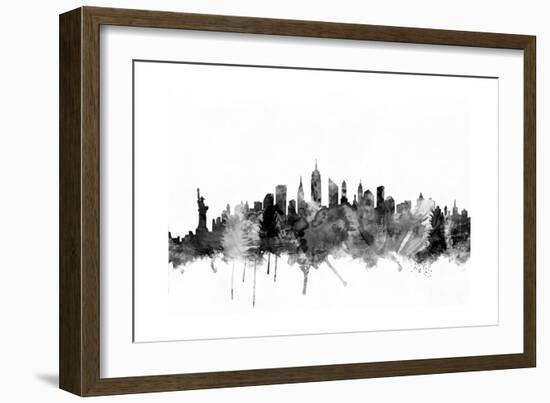 New York City Skyline-Michael Tompsett-Framed Art Print