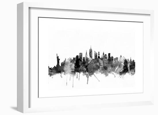 New York City Skyline-Michael Tompsett-Framed Art Print