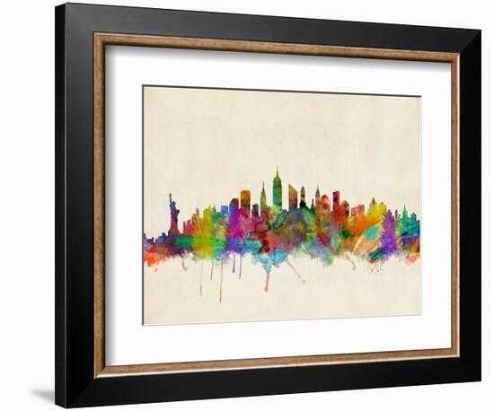 New York City Skyline-Michael Tompsett-Framed Art Print