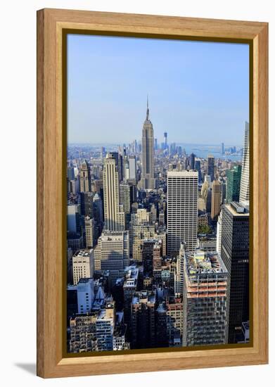 New York City Skyline-Patrick Warneka-Framed Premier Image Canvas