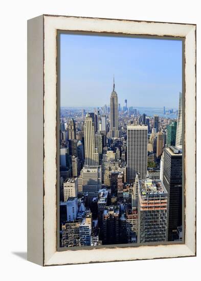 New York City Skyline-Patrick Warneka-Framed Premier Image Canvas