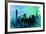 New York City Skyline-NaxArt-Framed Art Print