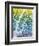 New York City Street Map-Michael Tompsett-Framed Art Print