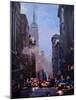 New York City Street Scene Fifth Avenue-Markus Bleichner-Mounted Art Print