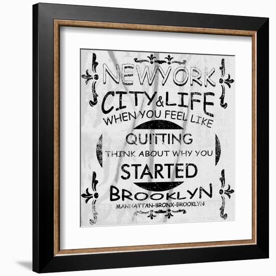 New York City Vector Art-emeget-Framed Art Print