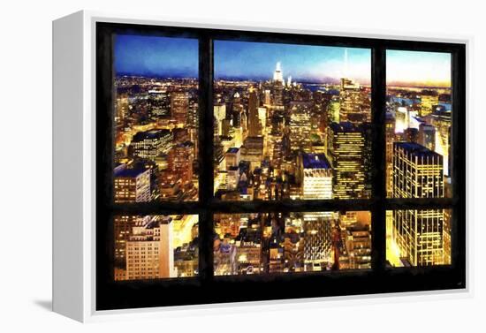 New York City View from the Window-Philippe Hugonnard-Framed Premier Image Canvas