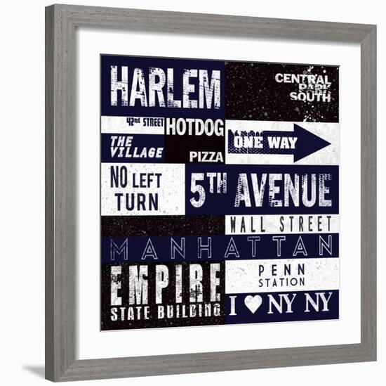 New York City-Tom Frazier-Framed Art Print