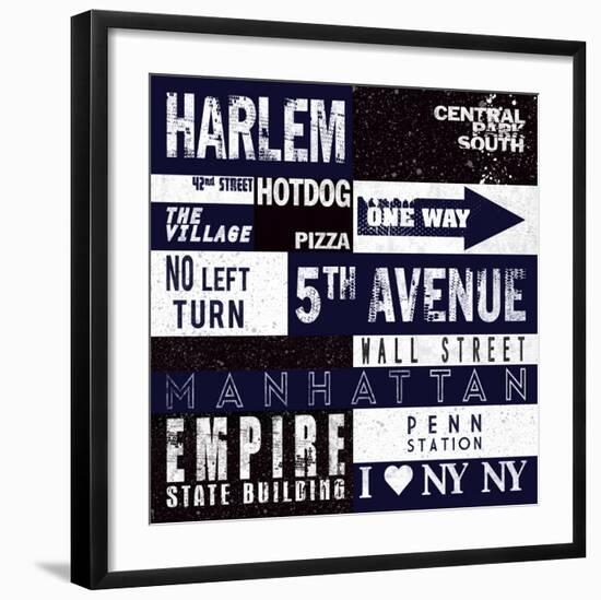 New York City-Tom Frazier-Framed Art Print