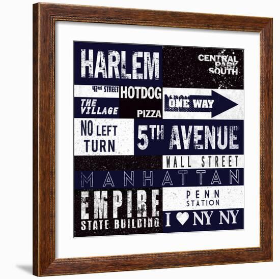 New York City-Tom Frazier-Framed Art Print