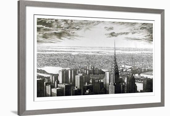 New York City-Vladimir Pototov-Framed Collectable Print