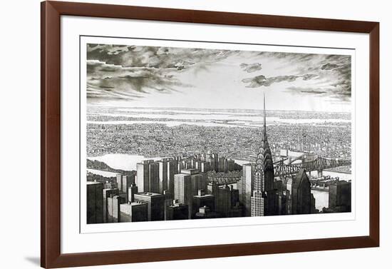 New York City-Vladimir Pototov-Framed Collectable Print