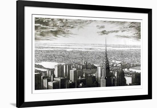 New York City-Vladimir Pototov-Framed Collectable Print