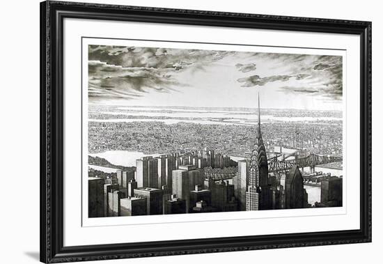 New York City-Vladimir Pototov-Framed Collectable Print