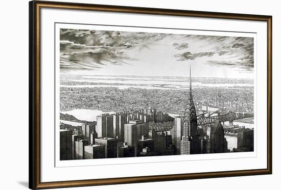 New York City-Vladimir Pototov-Framed Collectable Print