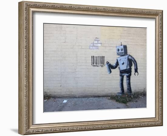 New York City-Banksy-Framed Art Print