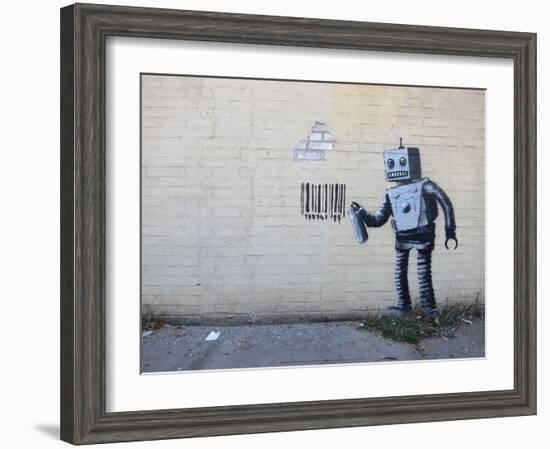 New York City-Banksy-Framed Art Print