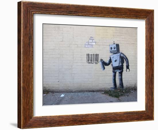 New York City-Banksy-Framed Art Print