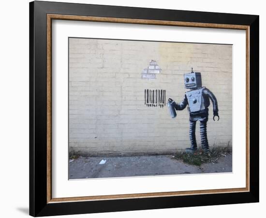 New York City-Banksy-Framed Art Print