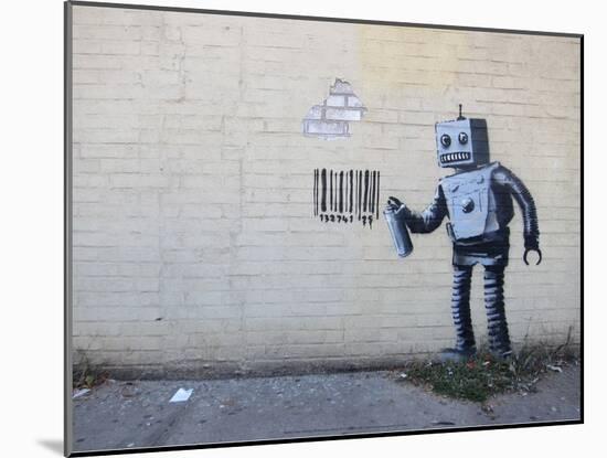 New York City-Banksy-Mounted Art Print