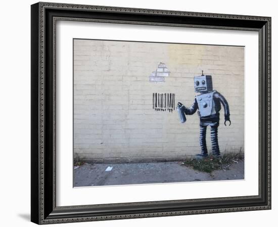 New York City-Banksy-Framed Art Print