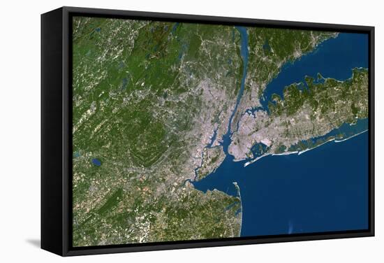 New York City-PLANETOBSERVER-Framed Premier Image Canvas