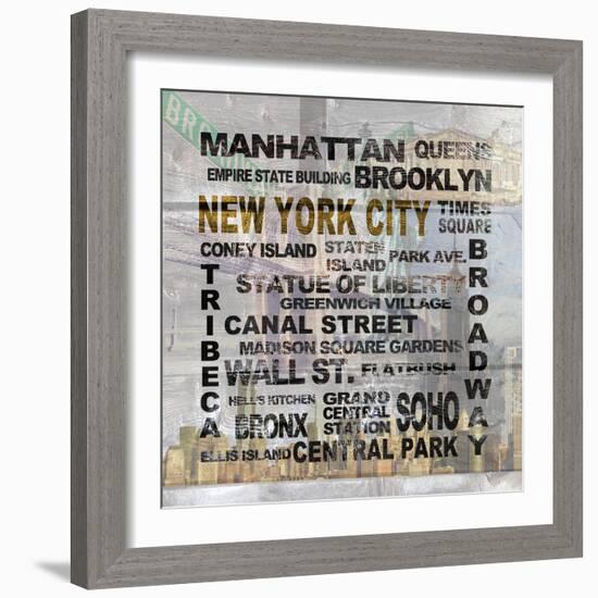 New York City-Alicia Soave-Framed Art Print