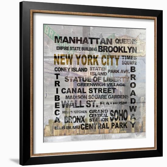 New York City-Alicia Soave-Framed Art Print