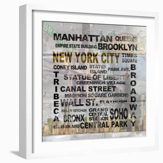 New York City-Alicia Soave-Framed Art Print