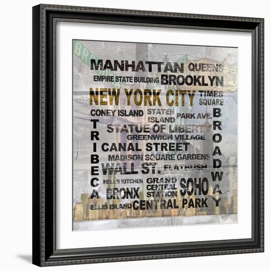 New York City-Alicia Soave-Framed Art Print