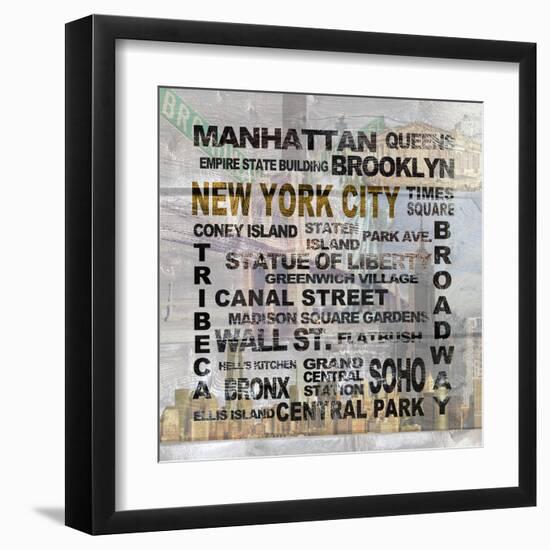 New York City-Alicia Soave-Framed Art Print