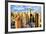 New York Cityscape III - In the Style of Oil Painting-Philippe Hugonnard-Framed Giclee Print