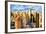 New York Cityscape III - In the Style of Oil Painting-Philippe Hugonnard-Framed Giclee Print