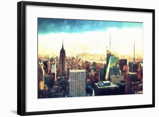 New York Cityscape IV-Philippe Hugonnard-Framed Giclee Print