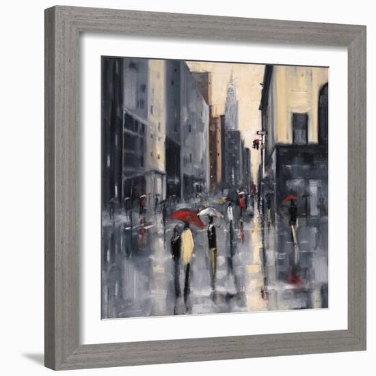 New York Cloudburst-Shawn Mackey-Framed Giclee Print