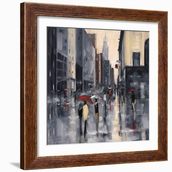 New York Cloudburst-Shawn Mackey-Framed Giclee Print