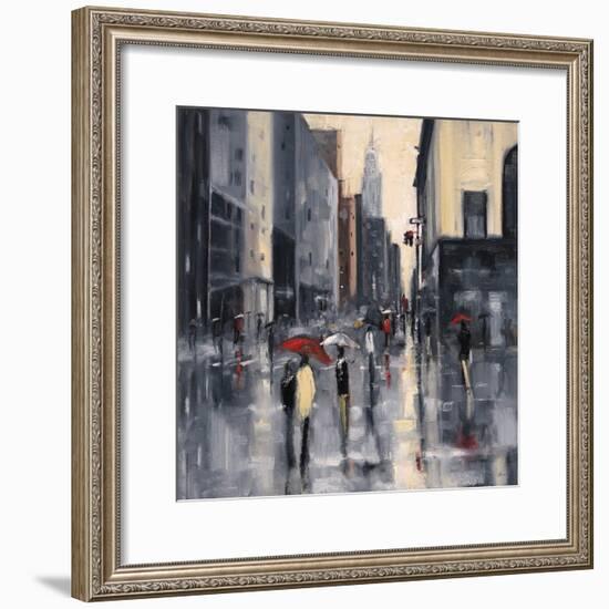 New York Cloudburst-Shawn Mackey-Framed Giclee Print