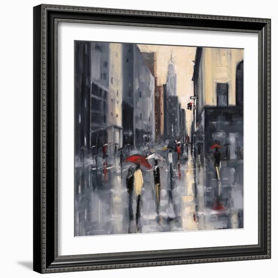 New York Cloudburst-Shawn Mackey-Framed Giclee Print