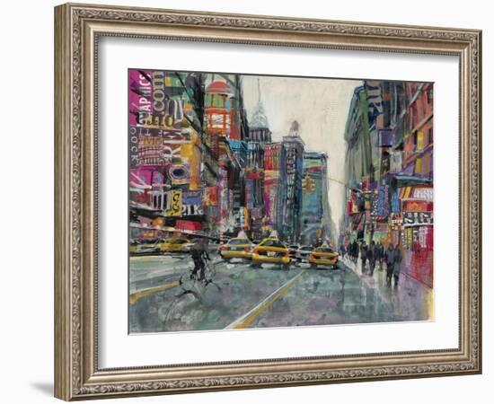 New York Collage 1-Patti Mollica-Framed Art Print