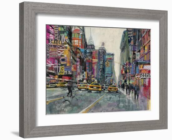 New York Collage 1-Patti Mollica-Framed Art Print