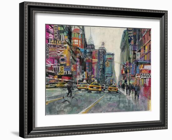 New York Collage 1-Patti Mollica-Framed Art Print