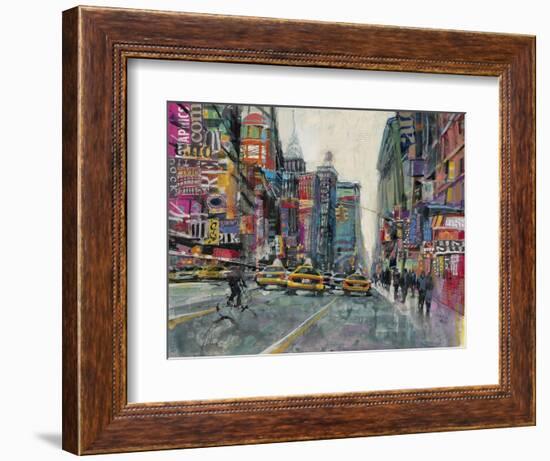 New York Collage 1-Patti Mollica-Framed Art Print