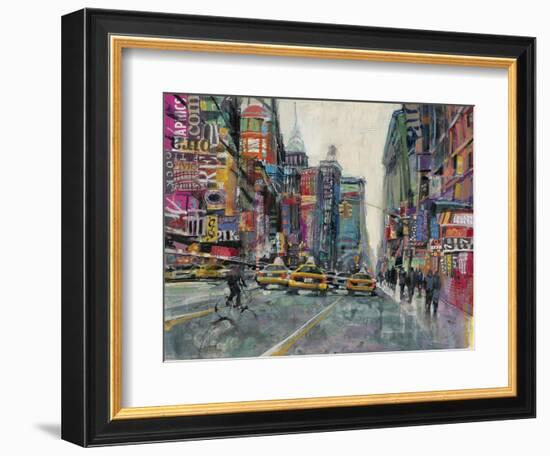 New York Collage 1-Patti Mollica-Framed Art Print