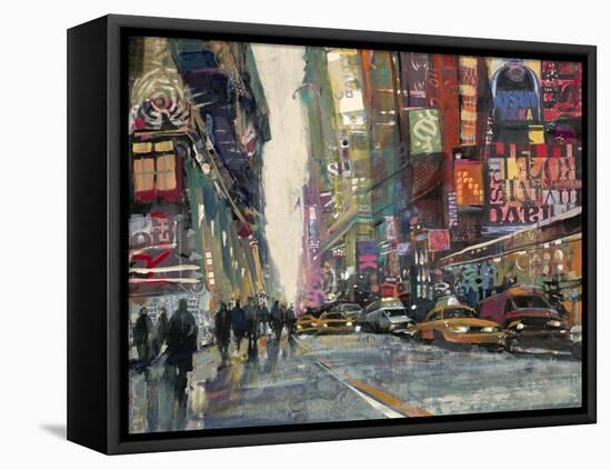 New York Collage 2-Patti Mollica-Framed Stretched Canvas