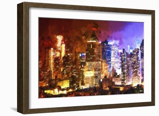 New York Color Shade-Philippe Hugonnard-Framed Giclee Print